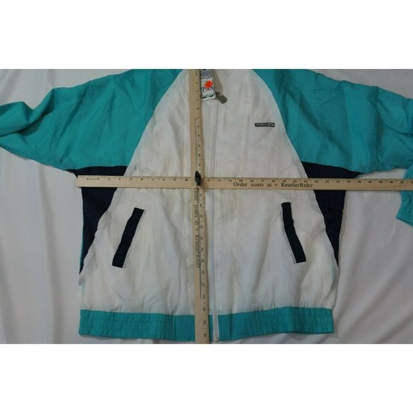 90s NOS Vintage MEMBERS ONLY All Points Men Large TRACK Jacket COLOR BLOCK - Picture 5 of 12